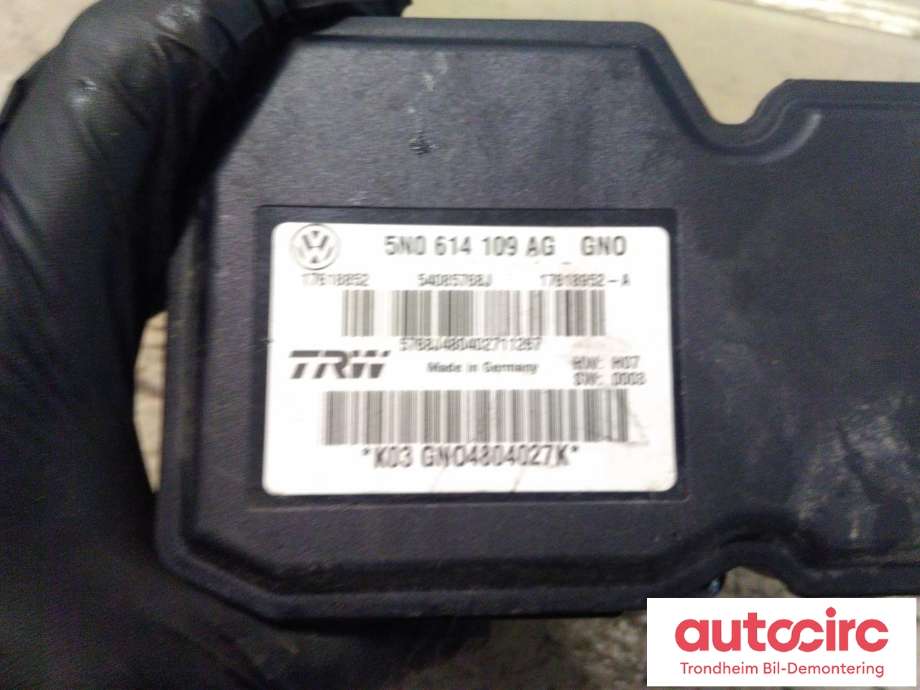 ABS sentral til VW Tiguan 2011-2016 (Type I, Fase 2)  (TRW|5N0614109AG|5N0614109BK|)