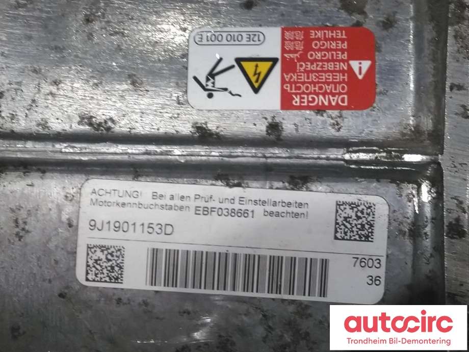 Motor elbil bak til Audi e-tron GT 2021-->>  (HITACHI/PORSCHE|9J1 901 153 D|)