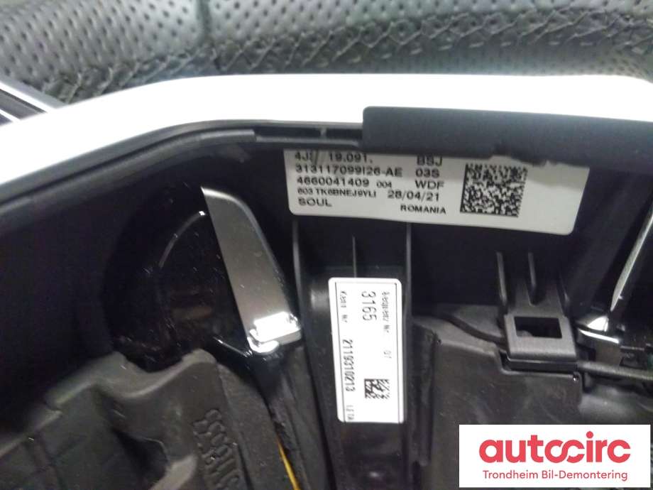 Ratt til Audi e-tron GT 2021-->> (MED AIRBAG|4J3419091|4J3419091BSJ|4N0880201M)