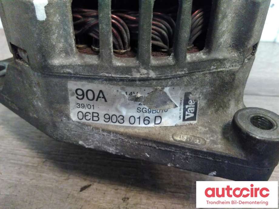 Dynamo diesel til VW Passat 2001-2005 (B5,3BG) (B5,3BG) (VALEO|06B903016D|SG9B010|)