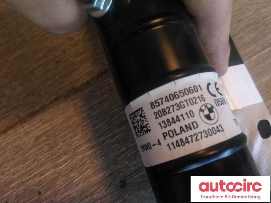 Airbag gardin høyre til BMW i3 2013-2022  (TRW|85740650601|34132840G|72127406506)