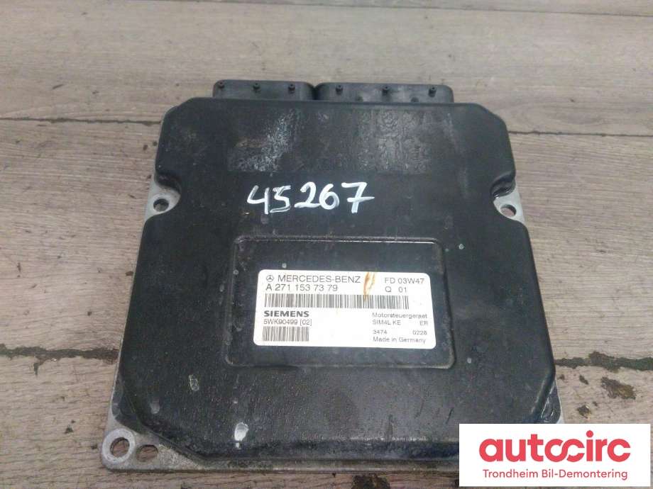 Styreenhet motor til Mercedes E-Klasse 2002-2006 (Fase 1) (W211) (W211) (SIEMENS|A2711537379|A2711536279|A2711539179)