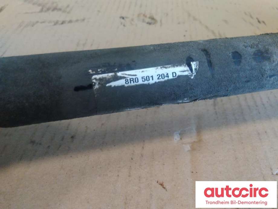Drivaksel høyre bak, diesel/automat til Audi A8 2010-2013 (Type III, Fase 1) (..|8R0501204D|8R0 501 204 D|)
