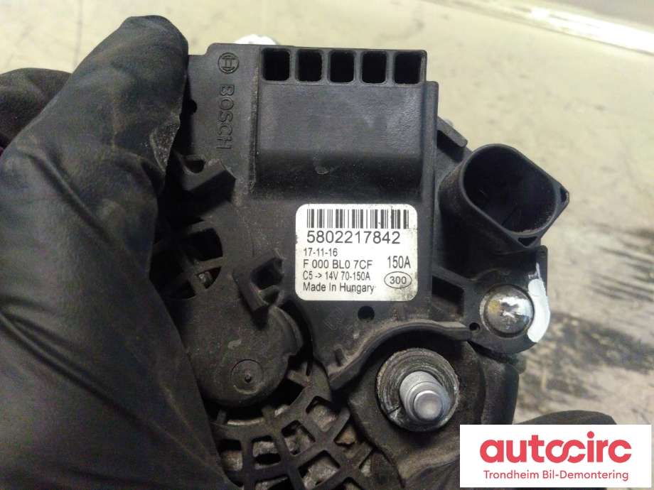 Dynamo diesel til Iveco Daily 2014-->> (Type VI) (BOSCH|5802217842|5801580927|500060524| F000BL07CF)