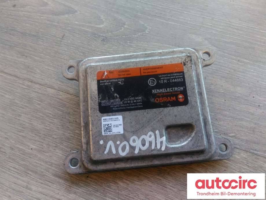 Styreenhet xenon/ballast til Opel Ampera-e 2017-->> (Type II)  (OSRAM|42529555|AB3150601HQ|25XT6-D)