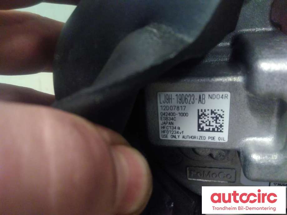 Aircondition kompressor elbil til Ford Mustang Mach-e 2020-->>  (..|LJ9H-19D623-AB|2468538|HU5A-14B218-AA)