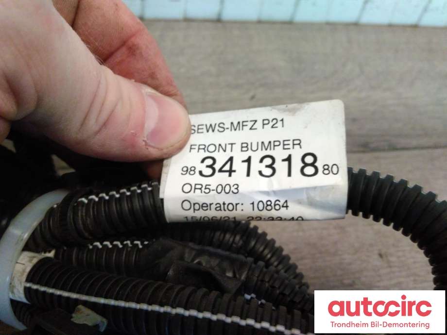 Parkeringssensor foran til Peugeot e-208 2019-->>  (LEDNINGSNETT|9834131880|)
