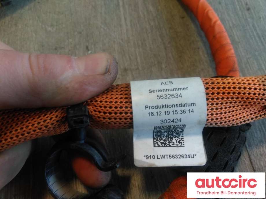 Kabel høy volt (HV) elbil til Audi e-tron 2018-->>  (..|4KL971059|4KL 971 059|)