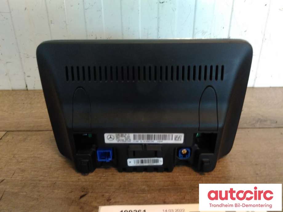 Bilstereo navigasjon skjerm til Mercedes B-Klasse, electric drive 2014-2018 (W242) (W242) (...|A1669007814|A2C98126500|)