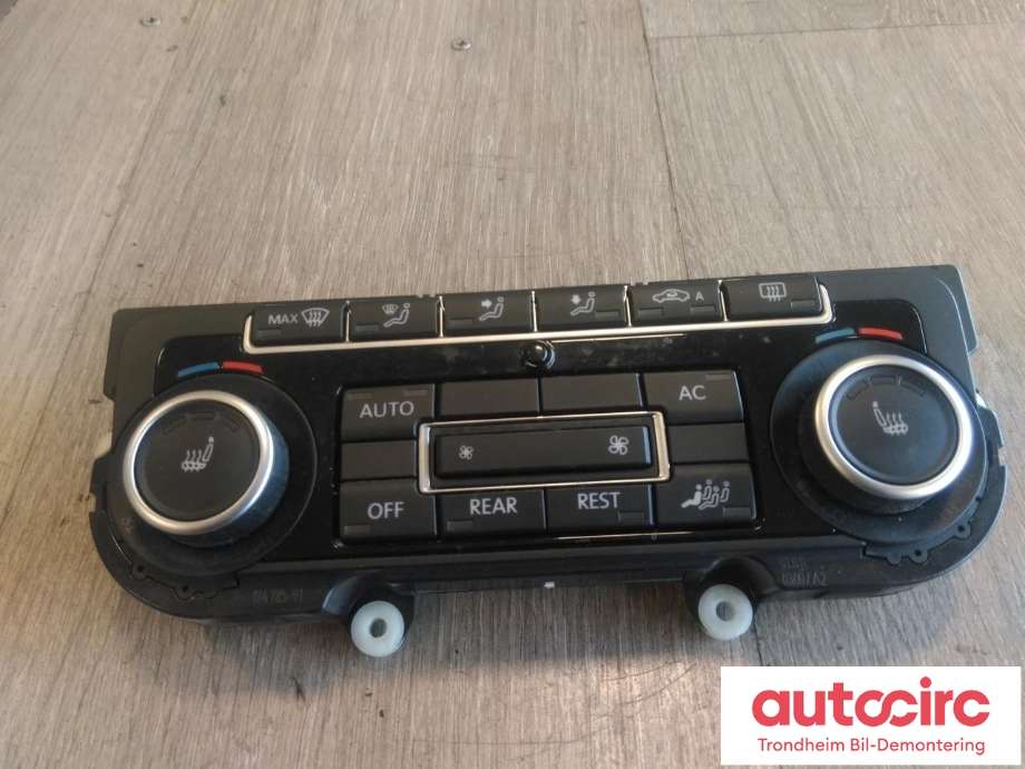 Varmeapparat betjening til VW Sharan, 2010-->> (Type II)  (BHTC|5K0907044FL)