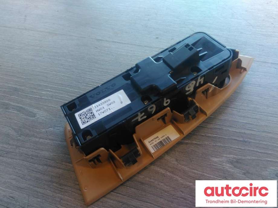 Bryter ruteheis førerdørspanel til Volvo V90 / V90 CC / S90 2016-->>  (..|31433926|31407528|)