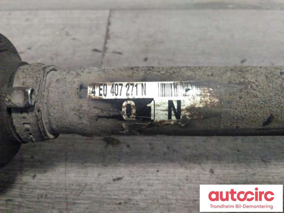 Drivaksel venstre foran, bensin/automat til Audi A8 2003-2010 (Type II)  (...|4E0 407 271 N|4E0407271N|)