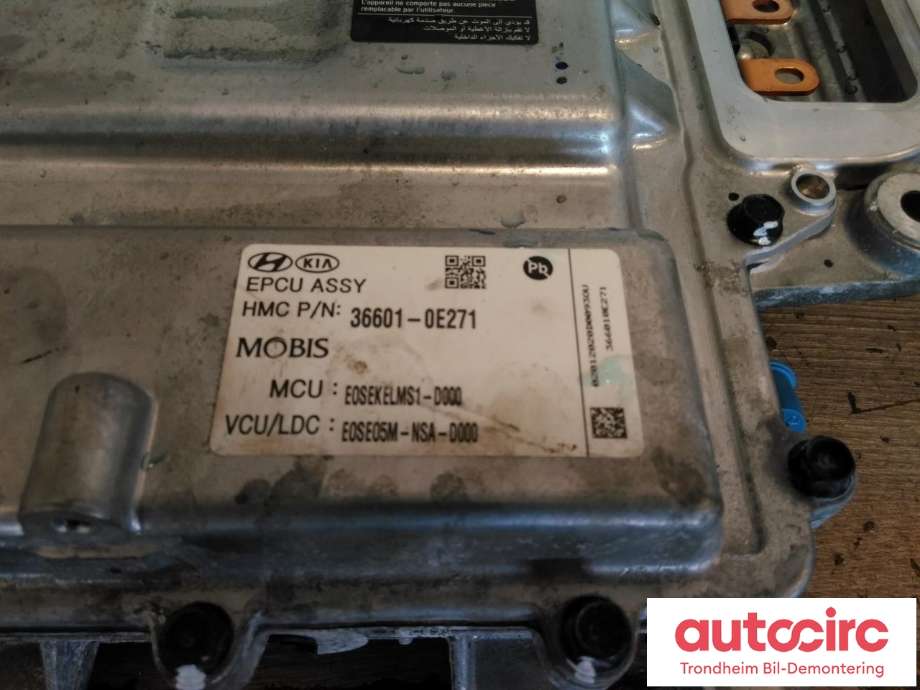 Motor power controller elbil (EPCU/PDM) til Hyundai Kona 2017-2021 (Type I, Fase 1)  (MOBIS|36601-0E271|366010E271|)