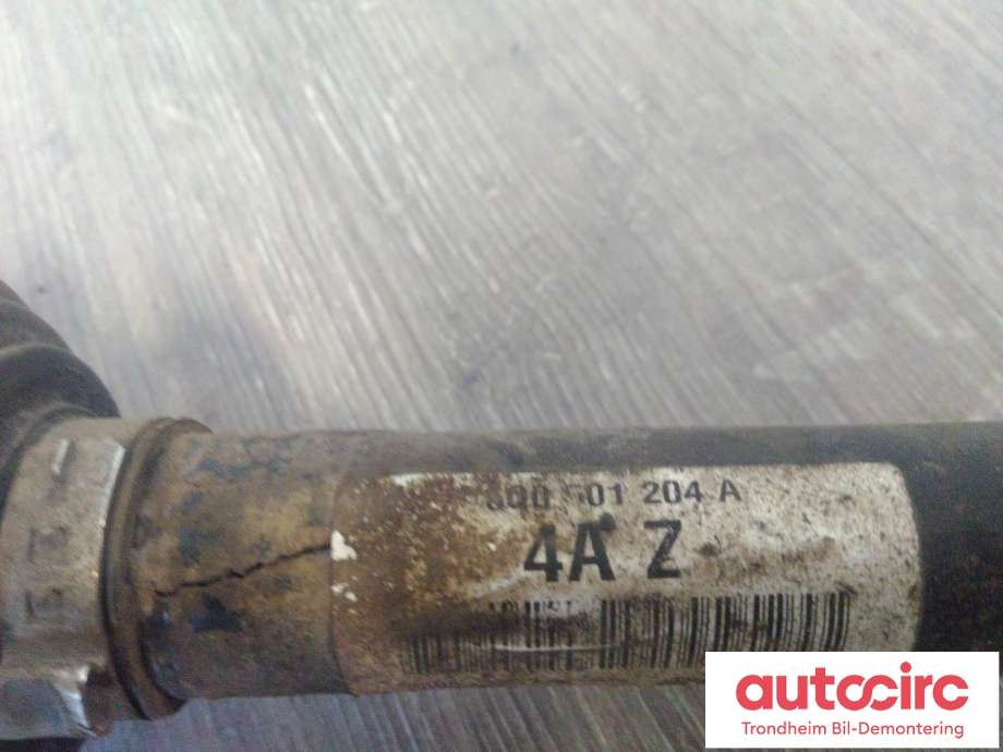 Drivaksel høyre bak, diesel/manuell til Audi A3 2012-2016 (Type III, Fase 1)  (..|5Q0501204A|5Q0 501 204 A|5Q0501204AX)
