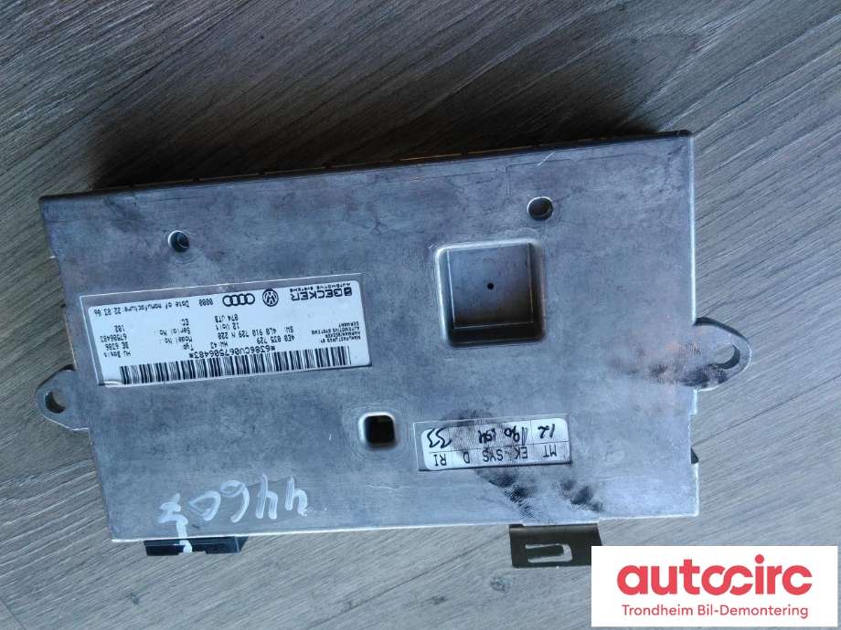 Bilstereo diverse til Audi Q7, 2006-2010 (Type I, Fase 1)  (BECKER AUTOMOTIVE|4E0035729)