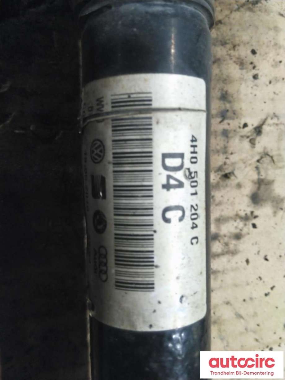 Drivaksel høyre bak, diesel/automat til Audi A8 2010-2013 (Type III, Fase 1)  (VAG|4H0501204C|4H0501204CX|)
