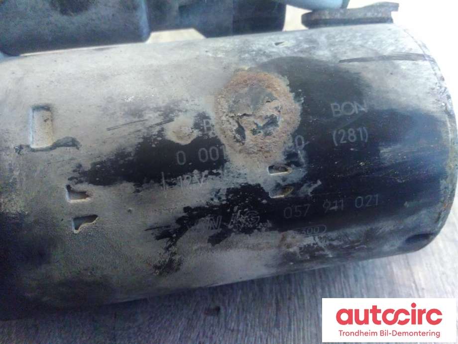 Starter diesel til Audi A8 2010-2013 (Type III, Fase 1)  (BOSCH|057911021|057911021X|0001109280)
