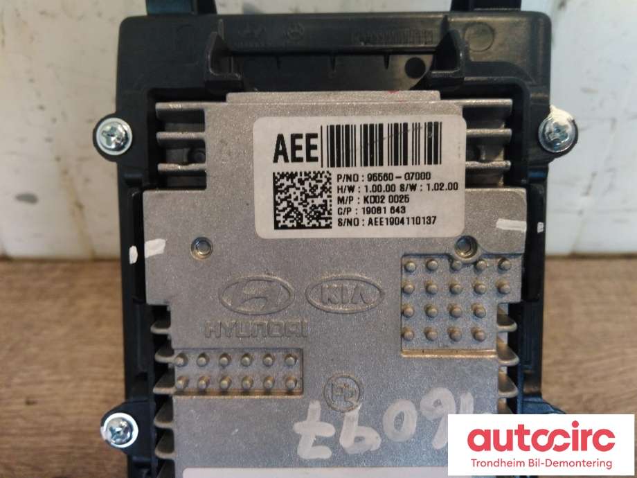 Dashbord telefon til Hyundai Ioniq Electric 2016-2019 (Fase 1)  (..|95560-G7000||84652G70004X)