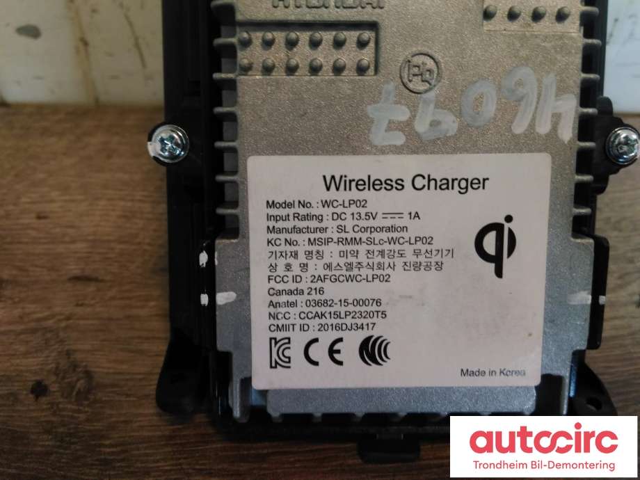 Dashbord telefon til Hyundai Ioniq Electric 2016-2019 (Fase 1)  (..|95560-G7000||84652G70004X)