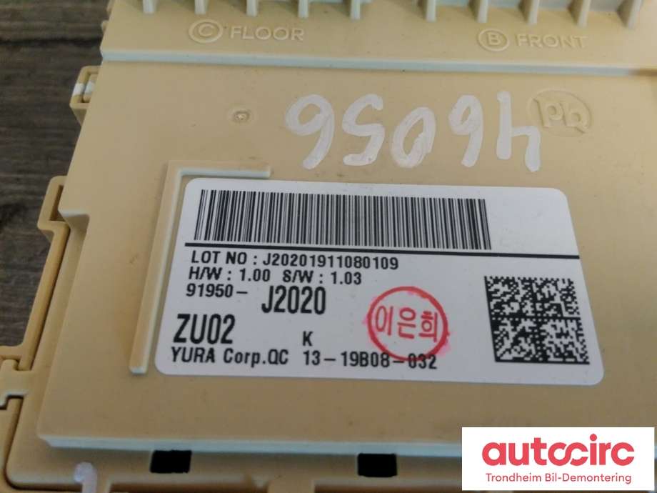 Sikringsboks kupe til Kia e-Soul 2019-->> (Type III)  (YURA|91950J2020|)