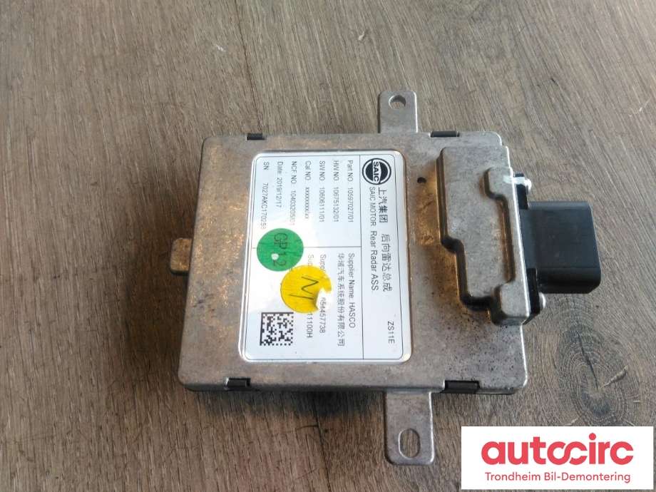 Sensor blindsone til MG ZS EV 2019-2021 (Type I, Fase 1)  (SAIC/ HASCO|10597027|981211100H|654457738)