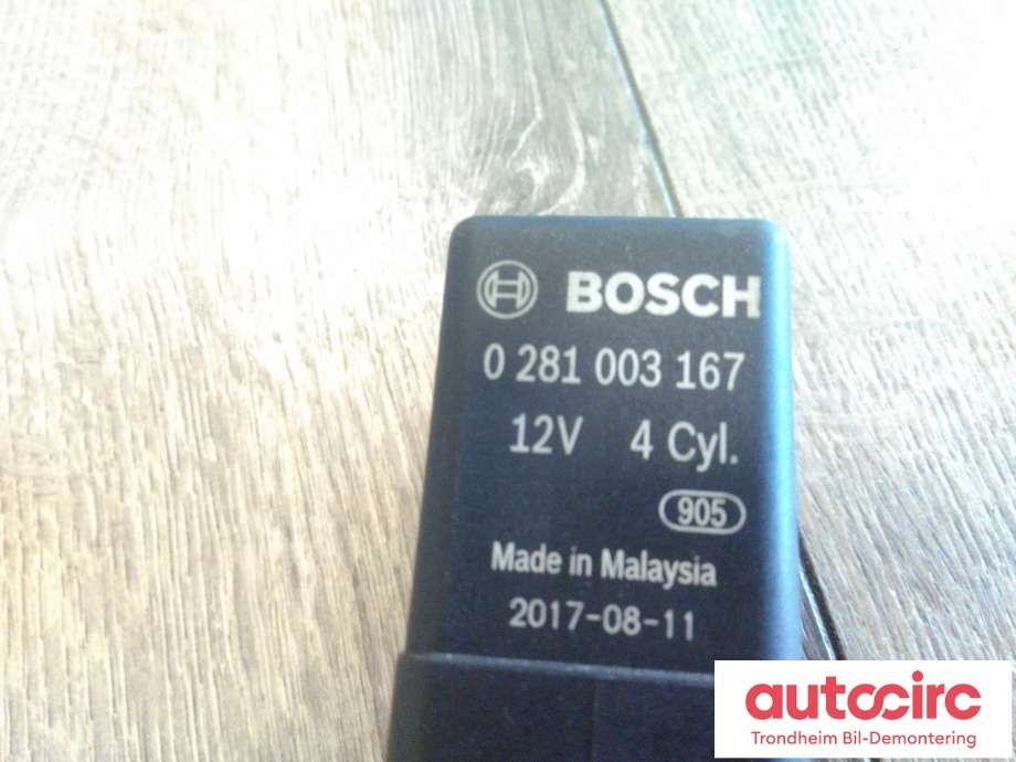 Rele gløde til Iveco Daily 2014-->> (Type VI)  (BOSCH|5802075976|0281003167|69500830)