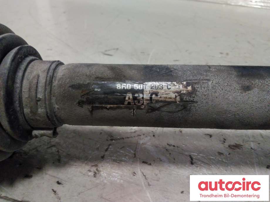 Drivaksel høyre bak, diesel/automat til Audi A6 2011-2014 (Type IV, Fase 1) (C7) (C7) (...|8R0501203C|8R0501203CX|)