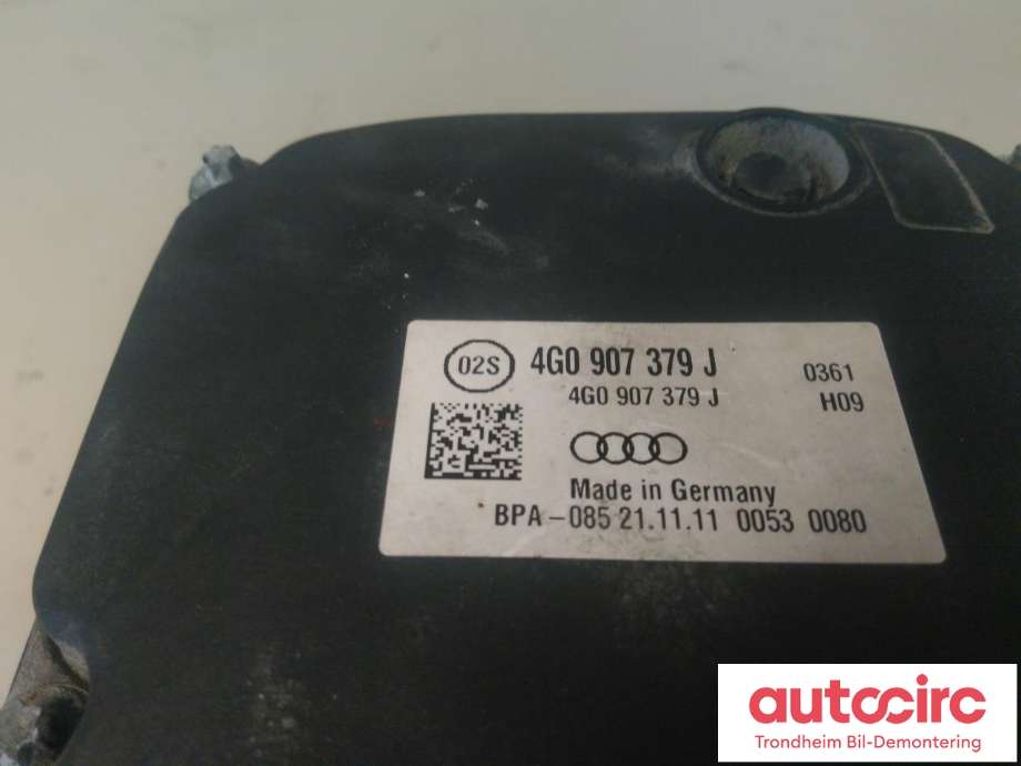ABS sentral til Audi A6 2011-2014 (Type IV, Fase 1) (C7) (C7) (BOSCH|4G0614517S|4G0907379J| 0265250484| 0265960419)