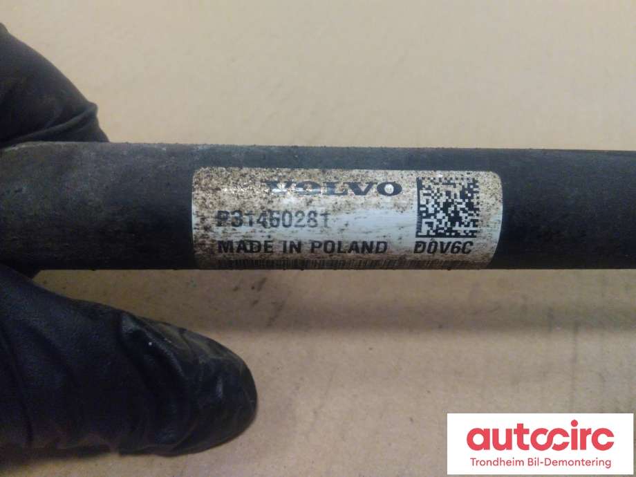 Drivaksel venstre bak, diesel/automat til Volvo XC40 2018-2024 (....|36003112|31460281|)