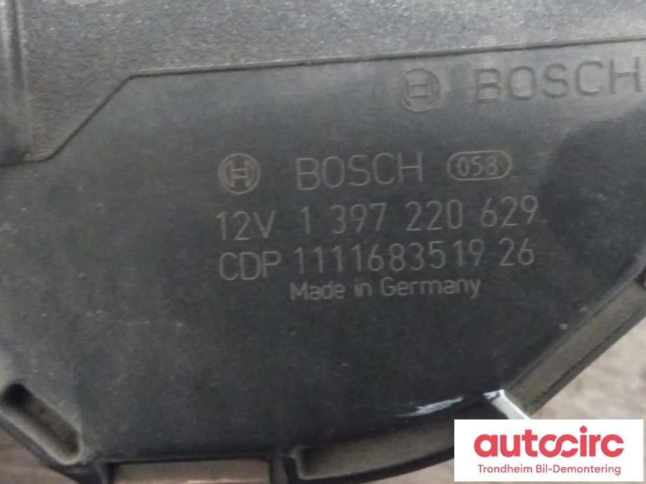 Viskermotor frontrute til VW Sharan 2010-->> (Type II)  (BOSCH|7N1955119A|1397220629|7N1955023A)
