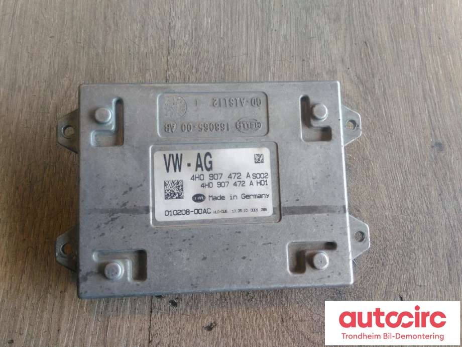 Styreenhet LED til Audi A8 2010-2013 (Type III, Fase 1) (HELLA|4H0907472A|010208-00AC|4H0907472B)