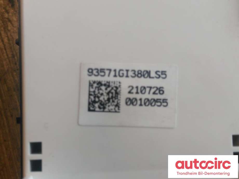 Bryter ruteheis førerdørspanel til Hyundai Ioniq 5 2021-->>  (93571GI380|93571GI380LS5|)