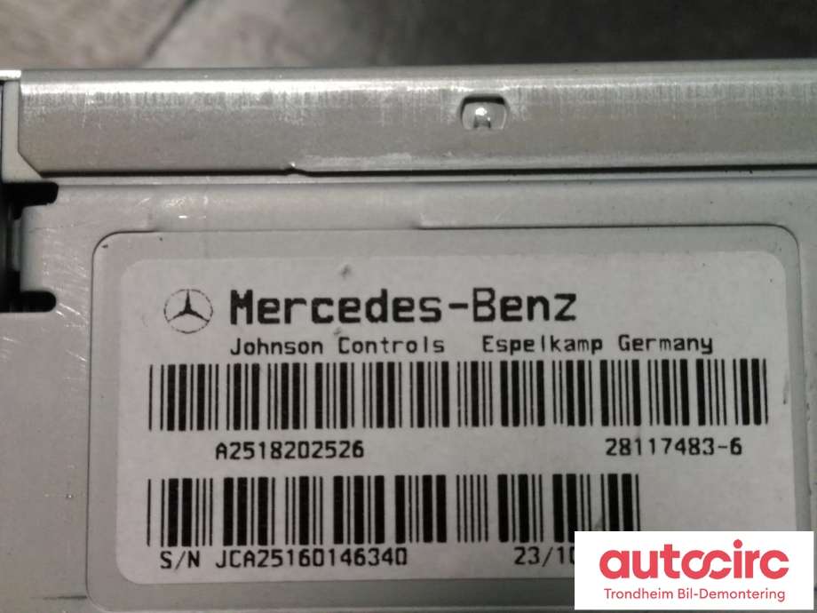 Bilstereo diverse til Mercedes GL 2006-2012 (X164) (X164) (..|A2518202526|)