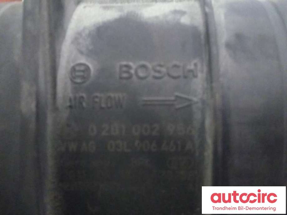 Luftmengde/luftmassemåler til VW Sharan 2010-->> (Type II) (BOSCH|03L906461A|A0281002956|)
