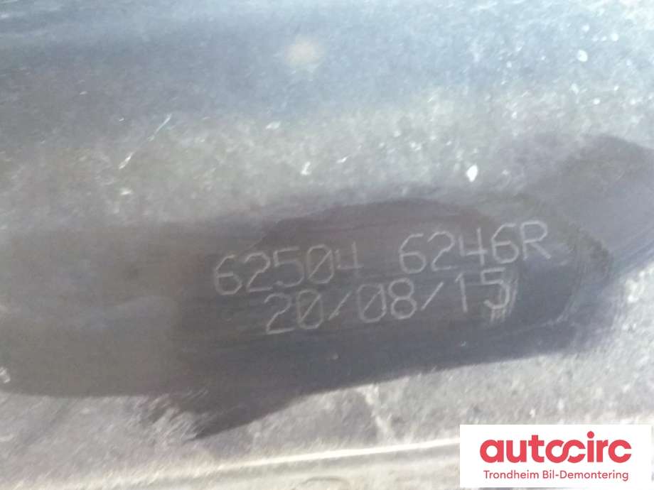 Frontplate øvre til Renault Kadjar 2015-->>  (..|625046246R|625048160R|)