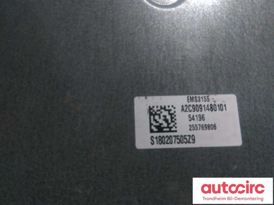 Styreenhet motor til Renault Kadjar 2015-->> (CONTINENTAL|237106288R|237106101R|237107336R| S180206145A)