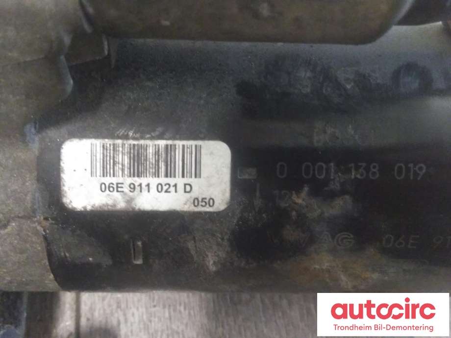 Starter til Audi A7 2010-2014 (Type I, Fase 1)  (BOSCH|06E911021D|06E911021F|0001138019)