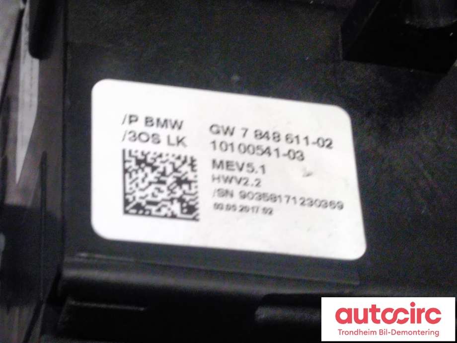 Girstang/girvelger automat til BMW M4 2014-2020 (F82/F83) (F82/F83) (M4|10100544|784861102|61317848611)