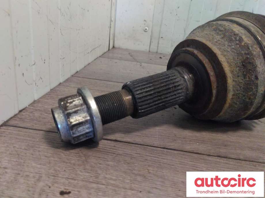 Drivaksel venstre foran, diesel/automat til Audi Q7 2006-2010 (Type I, Fase 1)  (..|7L0407271F|7L0407271FX|)