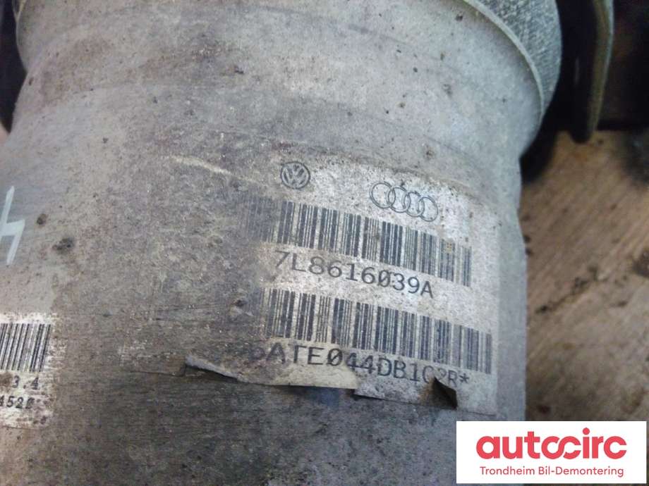 Fjær foran nivå luftpute/belg til Audi Q7 2006-2010 (Type I, Fase 1) (VENSTRE SIDE|7L8616039A|7L8616039D|7L8616039H| 7L8616039HX)