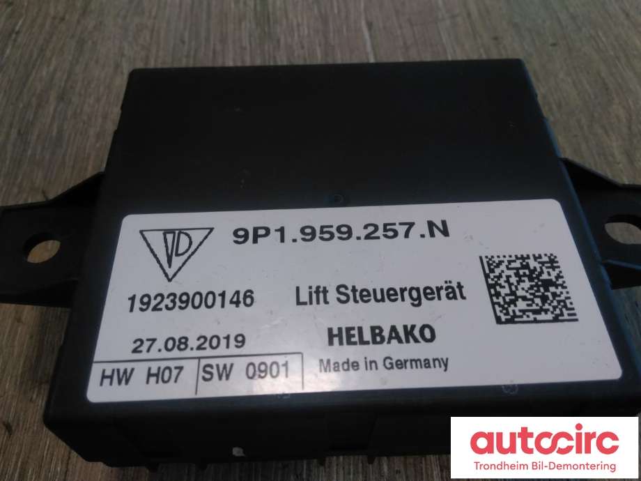 Styreenhet nivå/luftfjæring til Porsche 911 2019-->> 992 992 (LIFT MODULE|9P1959257N|)