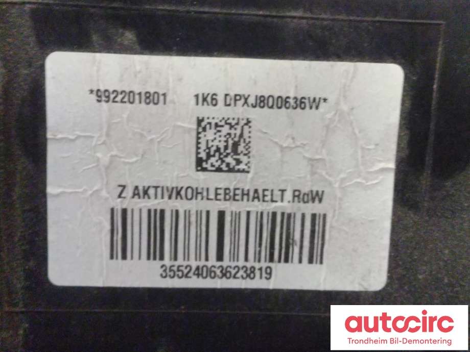 Kullfilter (boks) til Porsche 911 2019-->> 992 992 (DELPHI|992201801|T992020|)