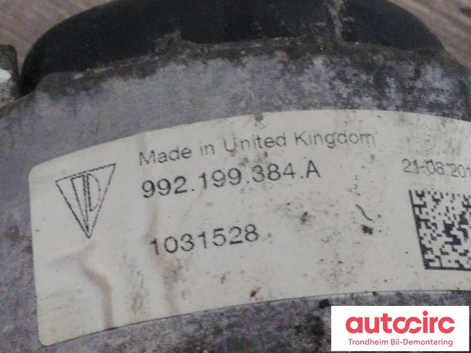 Motorfeste til Porsche 911 2019-->> 992 992 (..|992199384A|992199384B|)