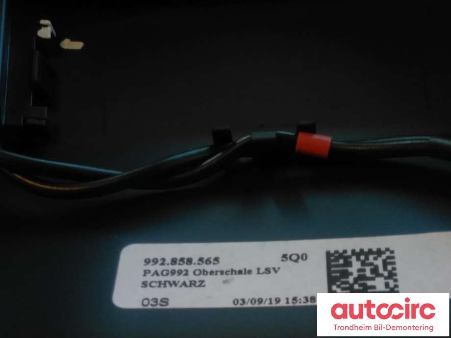 Ratt deksler til Porsche 911 2019-->> 992 992 (ØVRE DEKSEL SE BILDER|992858565|992858565 5Q0|)
