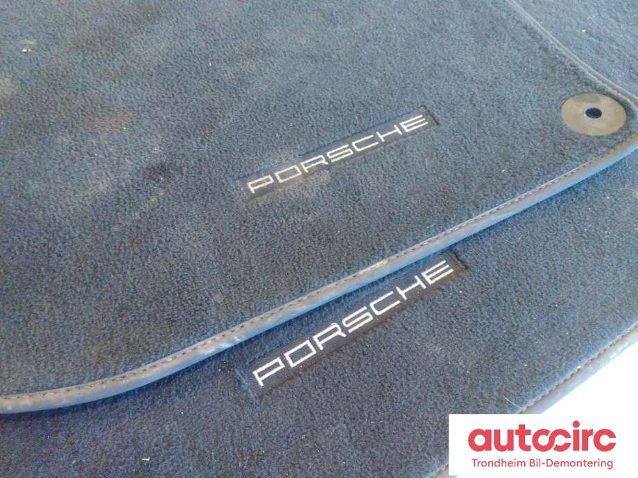 Gulvmatte sett til Porsche 911 2019-->> 992 992 (STOFFMATTER MED LOGO|NO PARTS ID|)