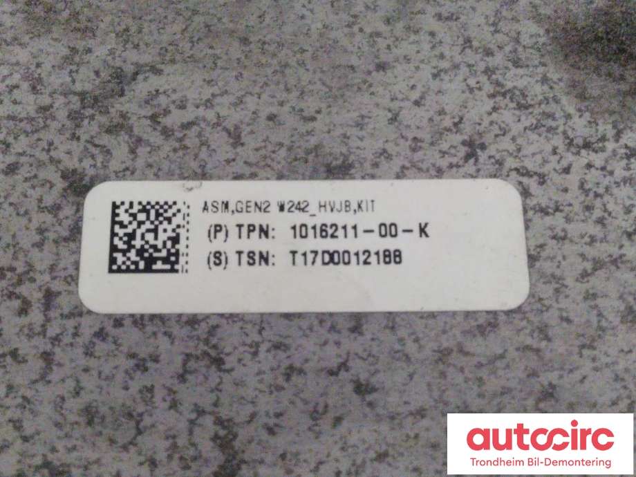 Koblingsboks elbil (HVJB) til Mercedes B-Klasse, electric drive 2014-2018 (W242) (W242) (..|101611-00-K|A2425407001|)