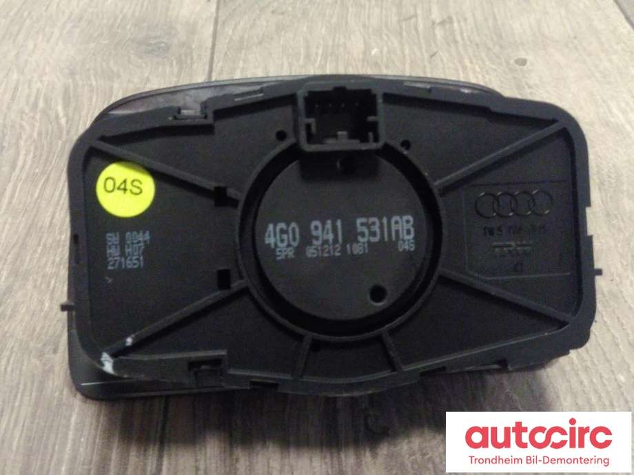 Bryter lys til Audi RS6 2013-2018 (..|4G0941531AB|4G0941531BH|)