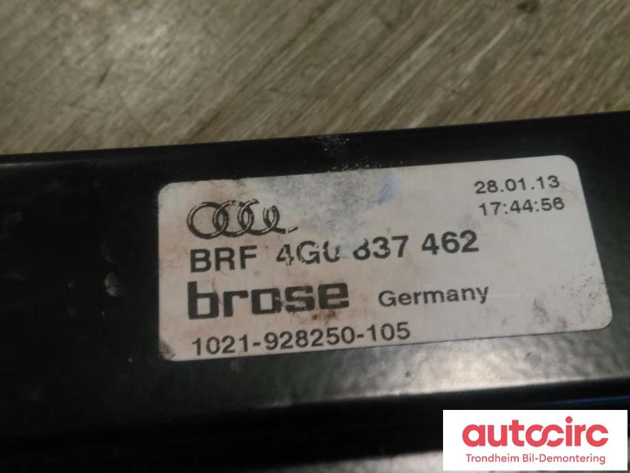 Ruteheis høyre foran til Audi RS6 2013-2018  (BROSE|4G0837462|4G0 837 462|1021-928250-105)