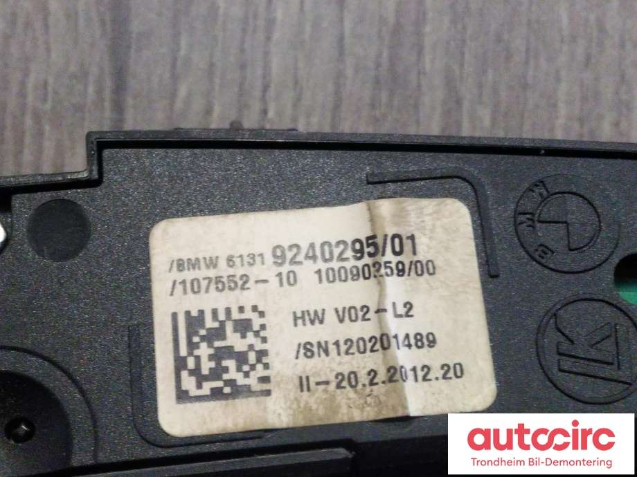 Bryter diverse til BMW X3 2010-2017 (F25) (F25) (..|9240295|61319267894|)