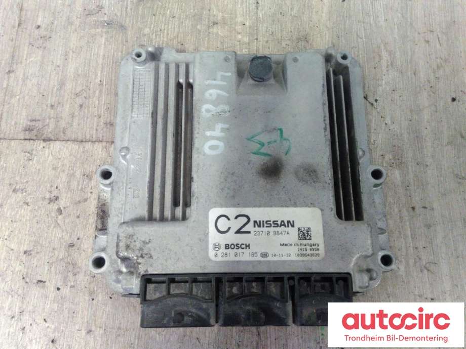 Styreenhet motor til Nissan Qashqai, 2010-2014 (Type I, Fase 2) (BOSCH|23710BB47A)